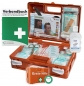 Preview: Erste-Hilfe-Koffer safeAID für Betriebe mit aktueller DIN/EN 13157 inkl. Hand-Hygiene-Gel